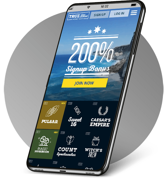 True Blue Casino Mobile App